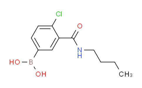 CAS No. 871332-94-4, (3-(Butylcarbamoyl)-4-chlorophenyl)boronic acid