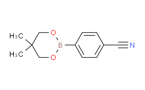 CAS No. 214360-44-8, 4-(5,5-Dimethyl-1,3,2-dioxaborinan-2-yl)benzonitrile