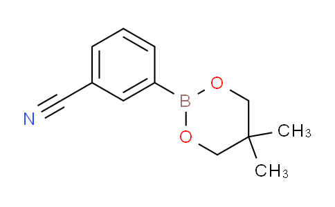 CAS No. 214360-45-9, 3-(5,5-Dimethyl-1,3,2-dioxaborinan-2-yl)benzonitrile