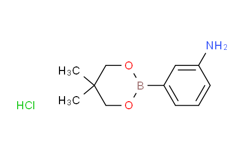 CAS No. 850567-43-0, 3-(5,5-Dimethyl-1,3,2-dioxaborinan-2-yl)aniline hydrochloride