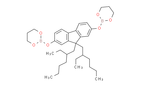 CAS No. 344782-49-6, 2,2'-((9,9-Bis(2-ethylhexyl)-9H-fluorene-2,7-diyl)bis(oxy))bis(1,3,2-dioxaborinane)