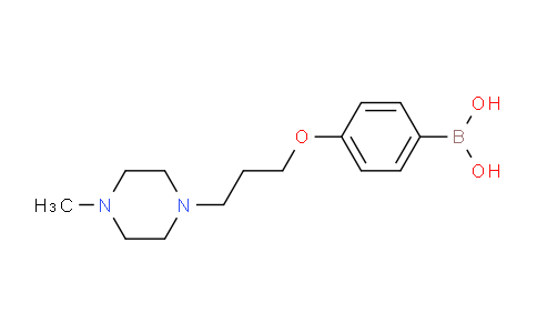CAS No. 1003028-43-0, (4-(3-(4-methylpiperazin-1-yl)propoxy)phenyl)boronic acid