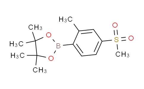 CAS No. 1011459-26-9, 4,4,5,5-Tetramethyl-2-(2-methyl-4-(methylsulfonyl)phenyl)-1,3,2-dioxaborolane