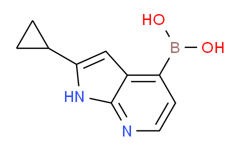 CAS No. 1014614-10-8, (2-Cyclopropyl-1H-pyrrolo[2,3-b]pyridin-4-yl)boronic acid