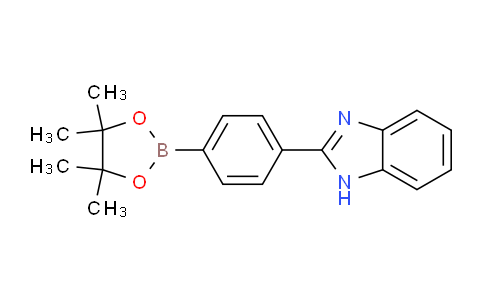 CAS No. 1021919-38-9, 2-(4-(4,4,5,5-Tetramethyl-1,3,2-dioxaborolan-2-yl)phenyl)-1H-benzo[d]imidazole