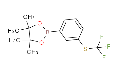 CAS No. 1026796-07-5, 4,4,5,5-Tetramethyl-2-(3-((trifluoromethyl)thio)phenyl)-1,3,2-dioxaborolane