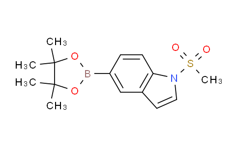 CAS No. 1042917-73-6, 1-(Methylsulfonyl)-5-(4,4,5,5-tetramethyl-1,3,2-dioxaborolan-2-yl)-1H-indole