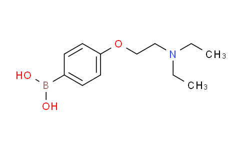 CAS No. 1050442-49-3, (4-(2-(diethylamino)ethoxy)phenyl)boronic acid