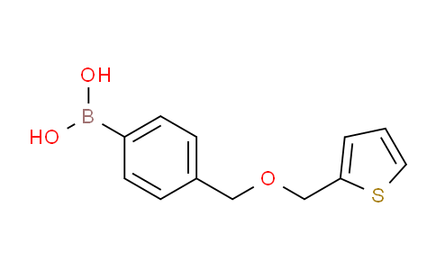 CAS No. 1050510-12-7, (4-((Thiophen-2-ylmethoxy)methyl)phenyl)boronic acid