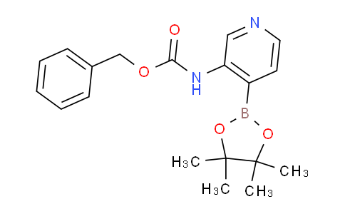 CAS No. 1052714-63-2, Benzyl (4-(4,4,5,5-tetramethyl-1,3,2-dioxaborolan-2-yl)pyridin-3-yl)carbamate