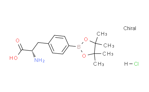 CAS No. 1060765-21-0, (S)-2-Amino-3-(4-(4,4,5,5-tetramethyl-1,3,2-dioxaborolan-2-yl)phenyl)propanoic acid hydrochloride