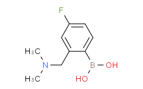 CAS No. 1061223-43-5, (2-((dimethylamino)methyl)-4-fluorophenyl)boronic acid