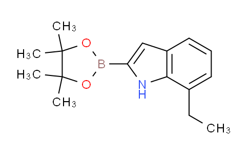 CAS No. 1072811-26-7, 7-Ethyl-2-(4,4,5,5-tetramethyl-1,3,2-dioxaborolan-2-yl)-1H-indole