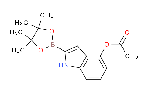 CAS No. 1072811-58-5, 2-(4,4,5,5-Tetramethyl-1,3,2-dioxaborolan-2-yl)-1H-indol-4-yl acetate