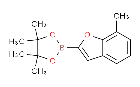 CAS No. 1072812-57-7, 4,4,5,5-Tetramethyl-2-(7-methylbenzofuran-2-yl)-1,3,2-dioxaborolane