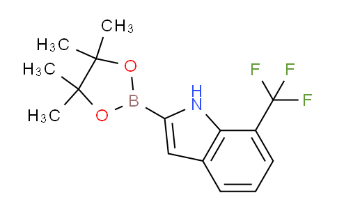 CAS No. 1072813-19-4, 2-(4,4,5,5-Tetramethyl-1,3,2-dioxaborolan-2-yl)-7-(trifluoromethyl)-1H-indole