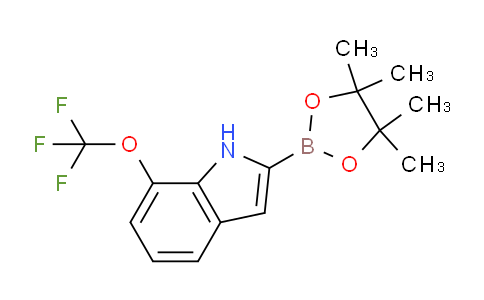 CAS No. 1072813-63-8, 2-(4,4,5,5-Tetramethyl-1,3,2-dioxaborolan-2-yl)-7-(trifluoromethoxy)-1H-indole