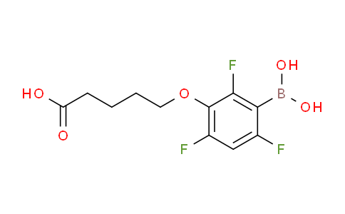 CAS No. 1072946-61-2, 5-(3-Borono-2,4,6-trifluorophenoxy)pentanoic acid