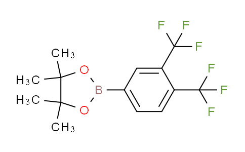 CAS No. 1073339-08-8, 2-(3,4-Bis(trifluoromethyl)phenyl)-4,4,5,5-tetramethyl-1,3,2-dioxaborolane
