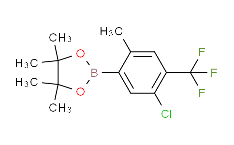 CAS No. 1073353-97-5, 2-(5-Chloro-2-methyl-4-(trifluoromethyl)phenyl)-4,4,5,5-tetramethyl-1,3,2-dioxaborolane