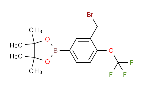 1073354-06-9 | 2-(3-(Bromomethyl)-4-(trifluoromethoxy)phenyl)-4,4,5,5-tetramethyl-1,3,2-dioxaborolane