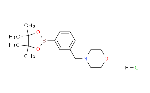 CAS No. 1073371-76-2, 4-(3-(4,4,5,5-Tetramethyl-1,3,2-dioxaborolan-2-yl)benzyl)morpholine hydrochloride