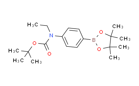 CAS No. 1078137-78-6, tert-Butyl ethyl(4-(4,4,5,5-tetramethyl-1,3,2-dioxaborolan-2-yl)phenyl)carbamate