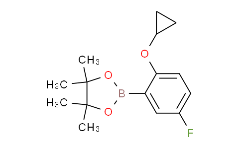 CAS No. 1079402-44-0, 2-(2-Cyclopropoxy-5-fluorophenyl)-4,4,5,5-tetramethyl-1,3,2-dioxaborolane