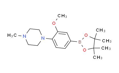 MC705299 | 1092563-58-0 | 1-(2-Methoxy-4-(4,4,5,5-tetramethyl-1,3,2-dioxaborolan-2-yl)phenyl)-4-methylpiperazine