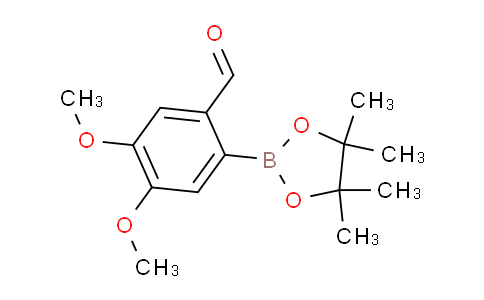 CAS No. 1098755-60-2, 4,5-Dimethoxy-2-(4,4,5,5-tetramethyl-1,3,2-dioxaborolan-2-yl)benzaldehyde