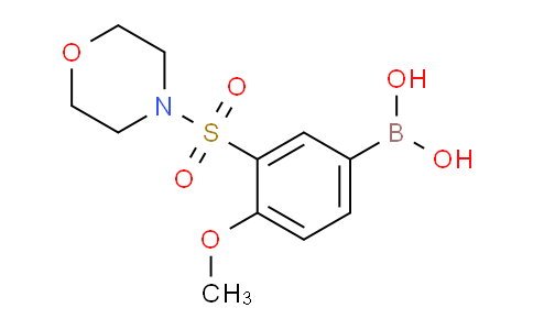 CAS No. 1100095-14-4, (4-methoxy-3-(morpholinosulfonyl)phenyl)boronic acid