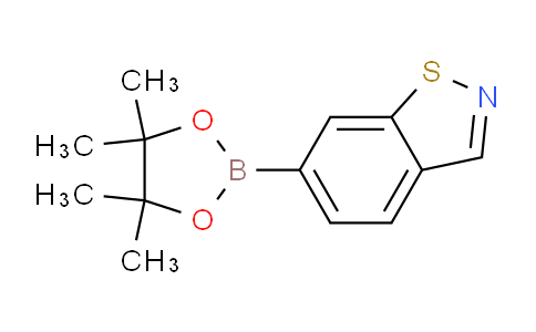 CAS No. 1104071-55-7, 6-(4,4,5,5-Tetramethyl-1,3,2-dioxaborolan-2-yl)benzo[d]isothiazole