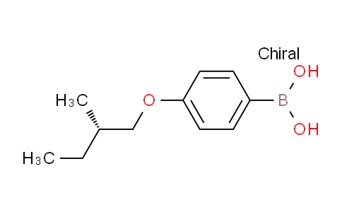 CAS No. 110458-70-3, (S)-(4-(2-Methylbutoxy)phenyl)boronic acid