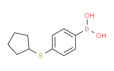 CAS No. 1107580-37-9, 4-(Cyclopentylsulfanyl)phenylboronic acid