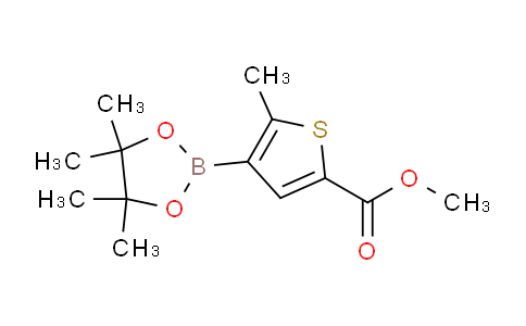 CAS No. 1109284-49-2, Methyl 5-methyl-4-(4,4,5,5-tetramethyl-1,3,2-dioxaborolan-2-yl)thiophene-2-carboxylate