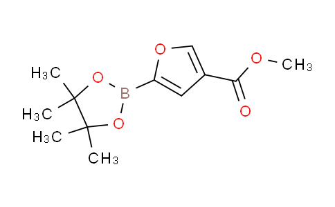 CAS No. 1111096-29-7, Methyl 5-(4,4,5,5-tetramethyl-1,3,2-dioxaborolan-2-yl)furan-3-carboxylate