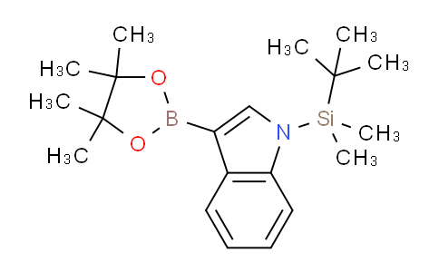 CAS No. 1111096-51-5, 1-(tert-Butyldimethylsilyl)-3-(4,4,5,5-tetramethyl-1,3,2-dioxaborolan-2-yl)-1H-indole