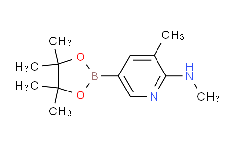 CAS No. 1111637-92-3, N,3-Dimethyl-5-(4,4,5,5-tetramethyl-1,3,2-dioxaborolan-2-yl)pyridin-2-amine