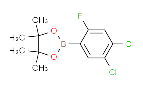 CAS No. 1116681-96-9, 2-(4,5-Dichloro-2-fluorophenyl)-4,4,5,5-tetramethyl-1,3,2-dioxaborolane