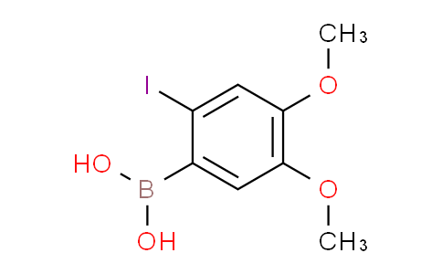 CAS No. 1126895-84-8, (2-Iodo-4,5-dimethoxyphenyl)boronic acid