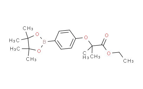 CAS No. 1146546-99-7, Ethyl 2-methyl-2-(4-(4,4,5,5-tetramethyl-1,3,2-dioxaborolan-2-yl)phenoxy)propanoate