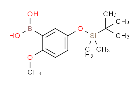 CAS No. 1150114-54-7, 5-(t-Butyldimethylsilyloxy)-2-methoxyphenylboronic acid