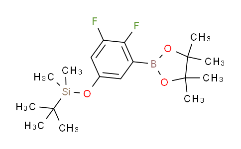 CAS No. 1150271-62-7, tert-Butyl(3,4-difluoro-5-(4,4,5,5-tetramethyl-1,3,2-dioxaborolan-2-yl)phenoxy)dimethylsilane