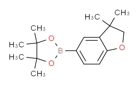 CAS No. 1154741-01-1, 2-(3,3-Dimethyl-2,3-dihydrobenzofuran-5-yl)-4,4,5,5-tetramethyl-1,3,2-dioxaborolane