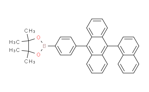 CAS No. 1160506-33-1, 4,4,5,5-Tetramethyl-2-(4-(10-(naphthalen-1-yl)anthracen-9-yl)phenyl)-1,3,2-dioxaborolane