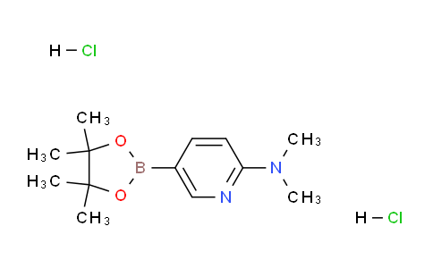 CAS No. 1165800-55-4, N,N-Dimethyl-5-(4,4,5,5-tetramethyl-1,3,2-dioxaborolan-2-yl)pyridin-2-amine dihydrochloride