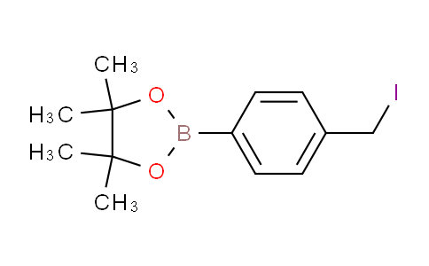 CAS No. 1169945-44-1, 2-(4-(Iodomethyl)phenyl)-4,4,5,5-tetramethyl-1,3,2-dioxaborolane