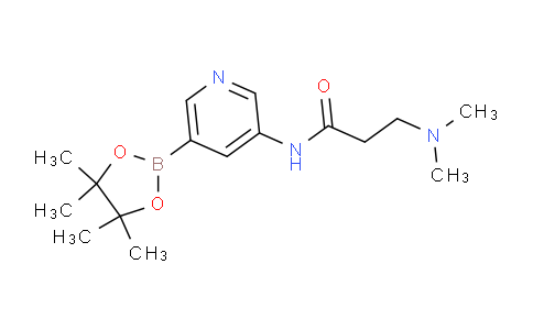 CAS No. 1171891-23-8, 3-(Dimethylamino)-N-(5-(4,4,5,5-tetramethyl-1,3,2-dioxaborolan-2-yl)pyridin-3-yl)propanamide