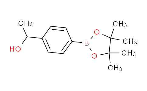 CAS No. 1173922-30-9, 1-(4-(4,4,5,5-Tetramethyl-1,3,2-dioxaborolan-2-yl)phenyl)ethanol
