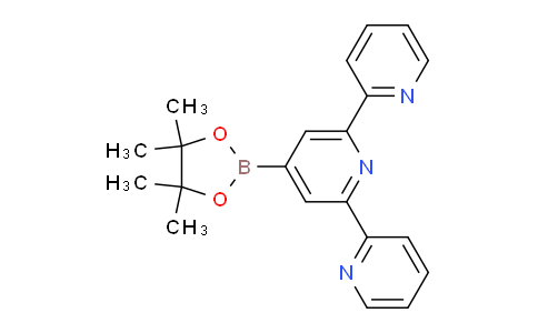 CAS No. 1176879-36-9, 4'-(4,4,5,5-Tetramethyl-1,3,2-dioxaborolan-2-yl)-2,2':6',2''-terpyridine